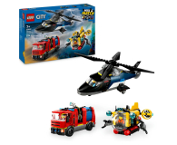 LEGO City 60462 Śmigłowiec, wóz strażacki i łódź podwodna - 1284268 - zdjęcie 2